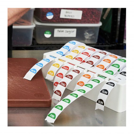 “Sun” – Sunday Round Day Labels – 24mm, Pack of 8000pcs