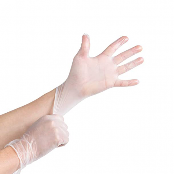 Disposable Vinyl Powder Free Glove, Ctn of 1000, Clear