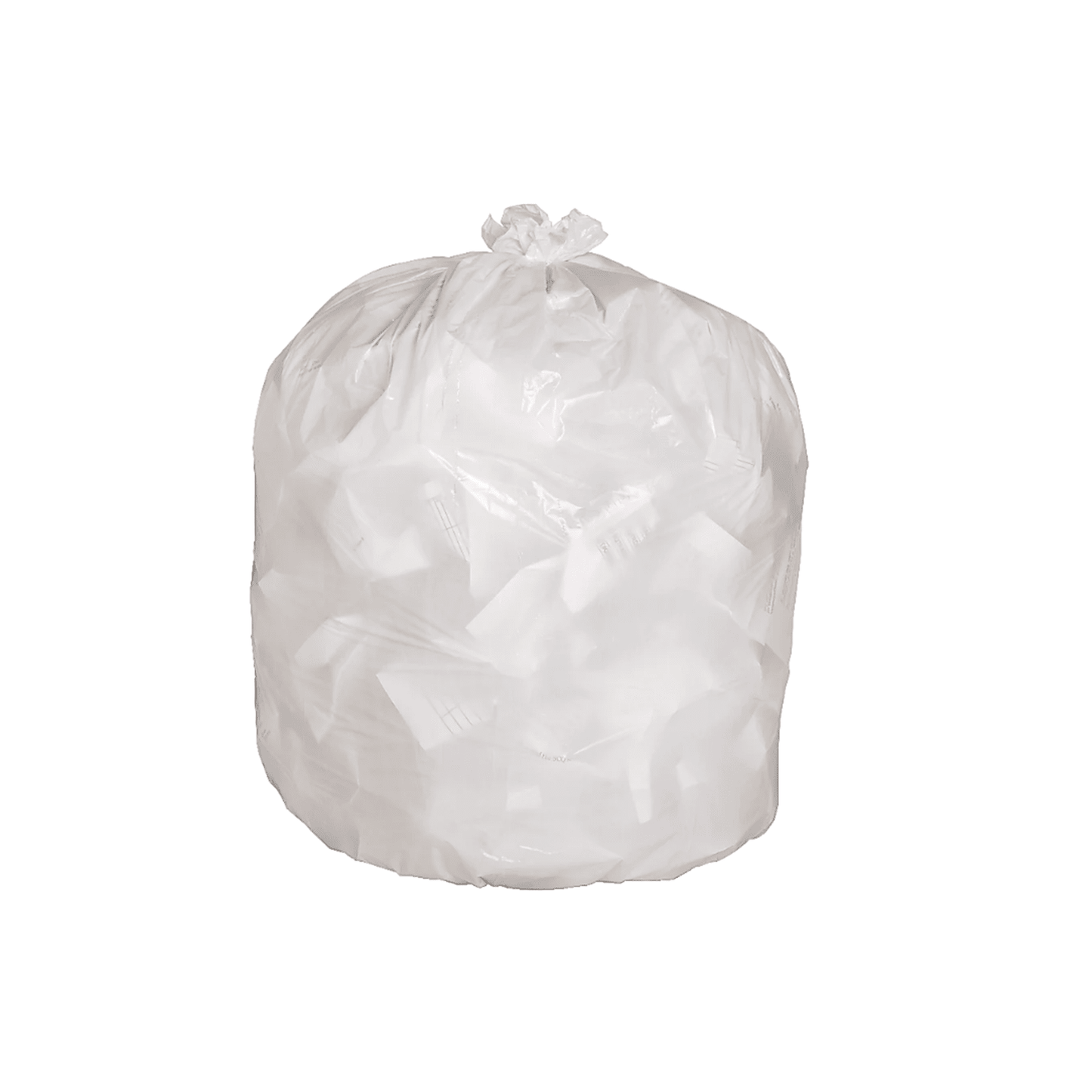 75L Heavy Duty Garbage Bag, White, Ctn of 400