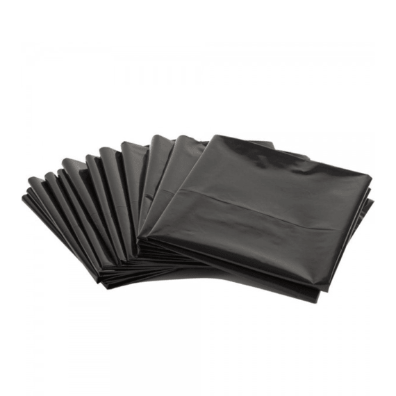 120L Heavy Duty Garbage Bag, Black, Ctn of 250