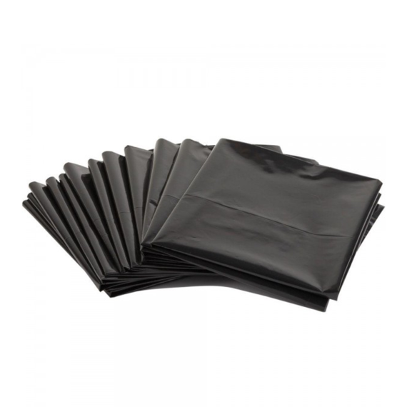 75L Heavy Duty Garbage Bag, Black, Ctn of 500