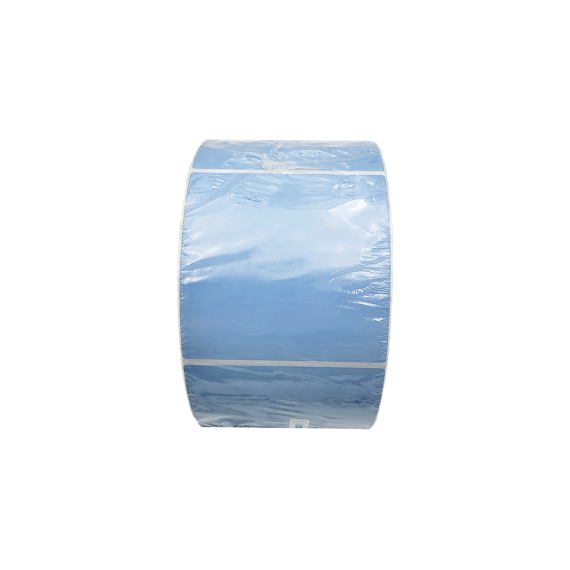 Blue Matt Blank Self Adhesive Label Rolls 99x99mm, Ctn of 9000pcs