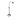 Pacific Medical PML1 3W Examination Light Black - Including Mobile Base and Wall Mount Pacific Medical