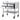 Stainless Steel Double Trolley Four Drawer (Two Over Two) Pacific Medical