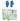 Ultra Fresh Blue Vinyl Disposable Powder Free Gloves (100pcs) Ultra Fresh