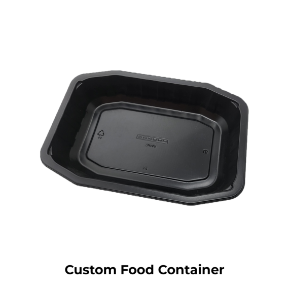PP Takeaway Food Containers – Black/White/Clear