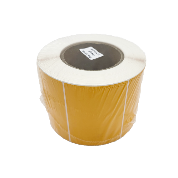 Orange Matt Blank Self Adhesive Label Rolls 102x73mm, Ctn of 10,000pcs