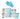 Ultra Feel/Ultra Touch Blue Nitrile Disposable Gloves (100pcs) Ultra Health