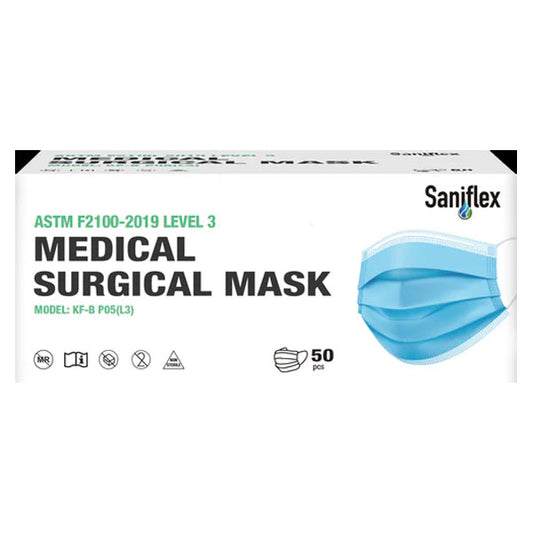 Saniflex Disposable One Size 3Ply Surgical Mask Level 3
