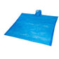 Disposable Blue PE Poncho/Raincoat, Ctn of 200