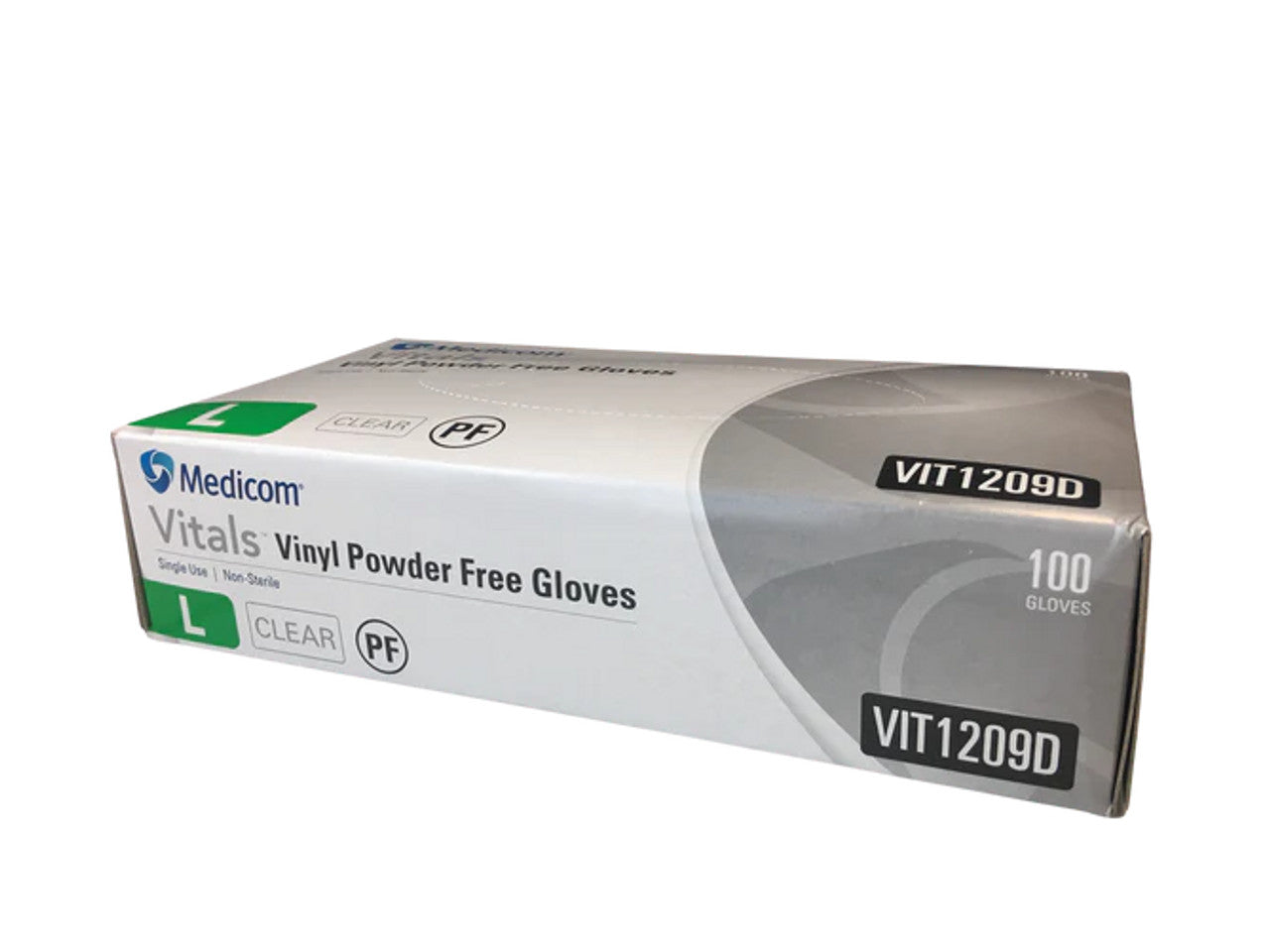 Medicom Vinyl Clear Powder Free Gloves (100pcs)