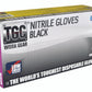 TGC Black Nitrile Disposable Gloves (100 pcs)