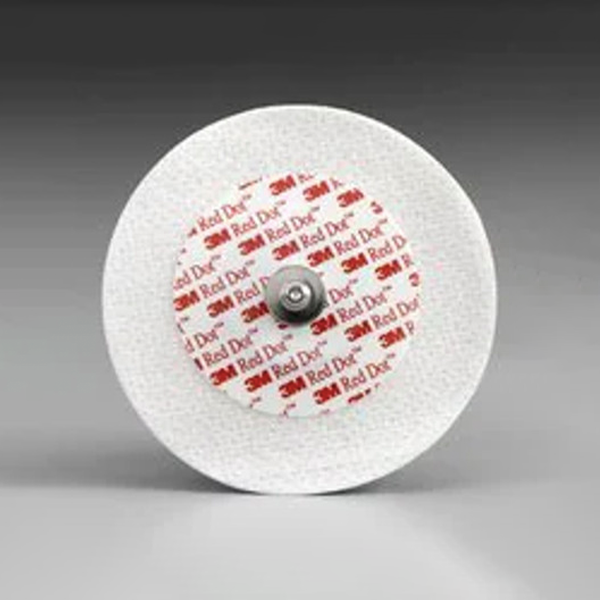 3M 2238 ECG Electrode Red Dot Soft Cloth 6cm Diameter (50pcs)