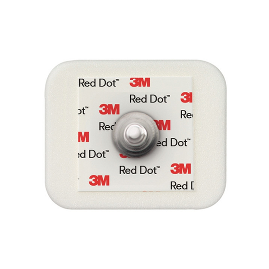 3M 2560 ECG Monitoring Electrode Red Dot Foam 4 X 3.5cm (50pcs)