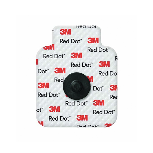 3M 26603 ECG Electric Red Dot Repositionable 3'(600pcs) - ToBe HealthCare