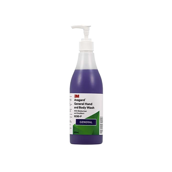 3M Avagard General Hand and Body Wash 500ml with Pump