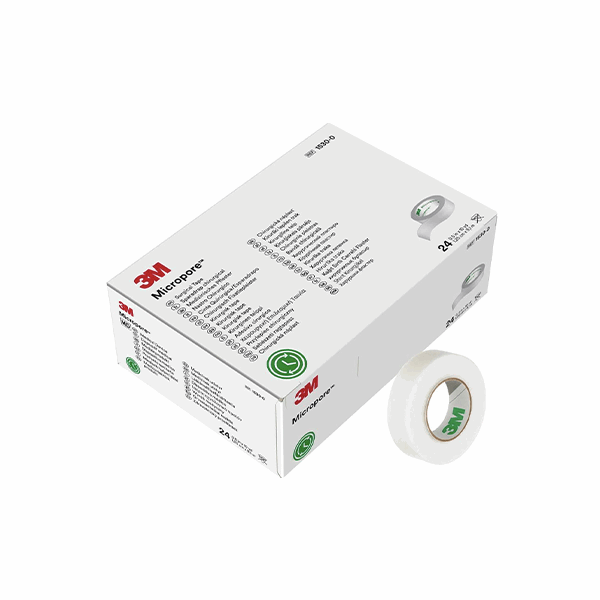 3M Micropore Surgical Tape 25mm X 9.1m White - BOX/12