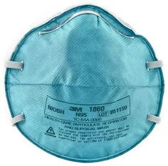3M 1860  Cupped Particulate Respirator & Surgical Mask 20Pk