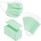 Green Disposable Face Mask  Breathable non-woven 3 layers  (50pcs/box)