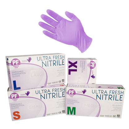 Ultra Fresh Nitrile Gloves Pink