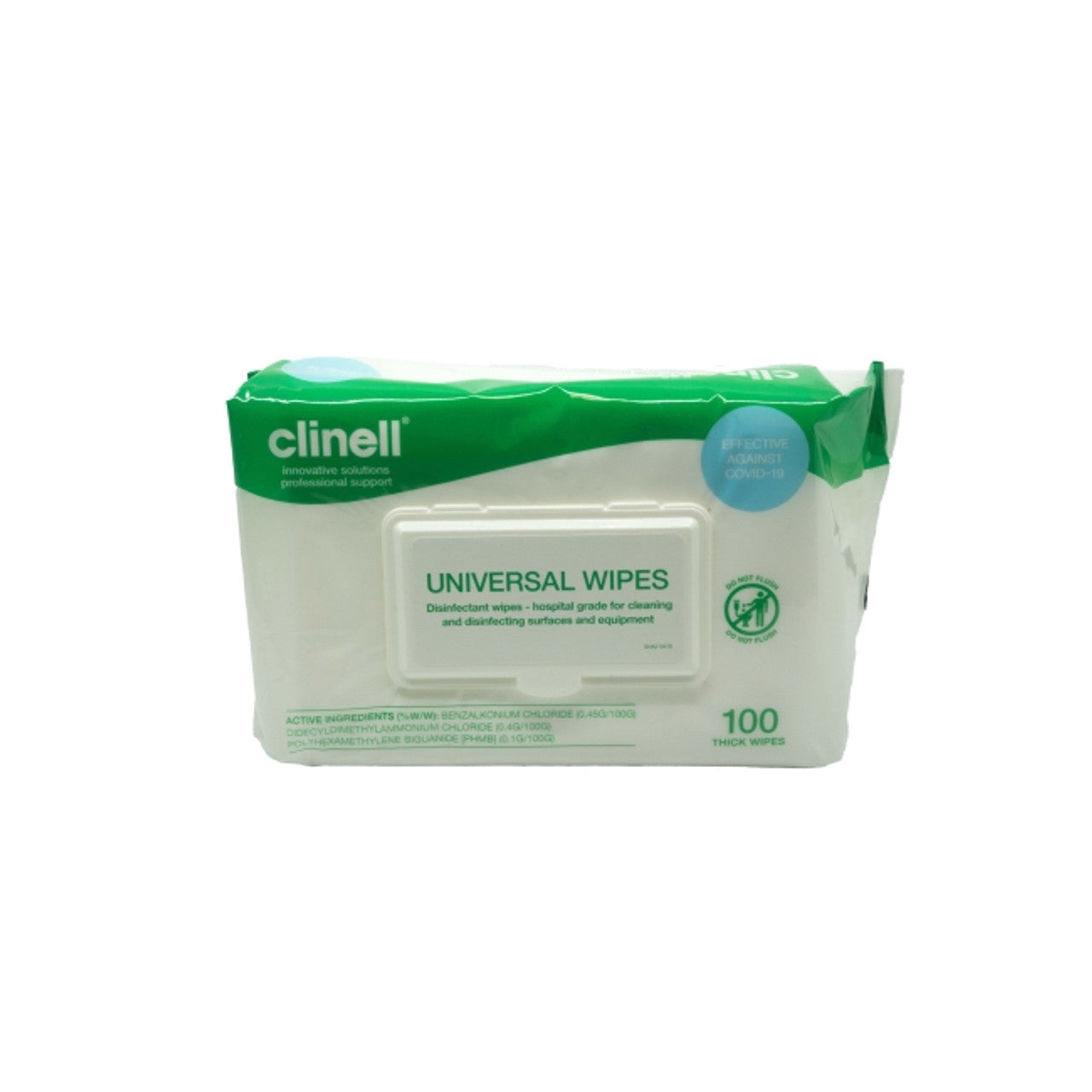 Clinell Universal Wipes - Thick Wipes Packet (100pcs)