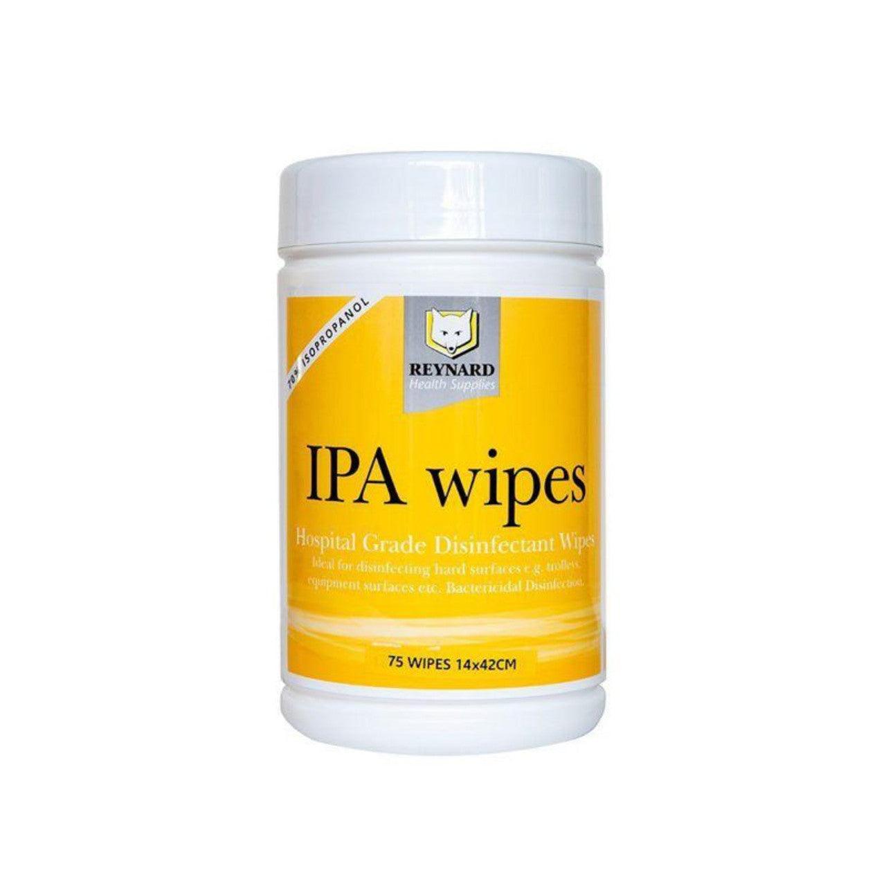 Reynard IPA Surface Disinfectant Wipes (75 wipes) RHS409 – ToBe HealthCare
