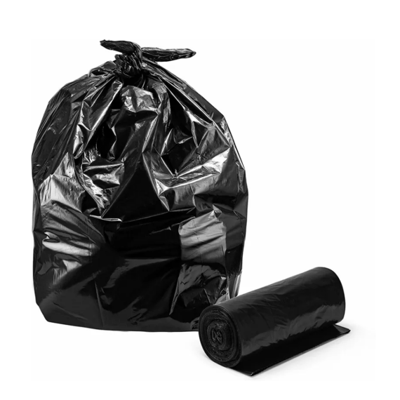 54L Heavy Duty Garbage Bag, Black, Ctn of 500