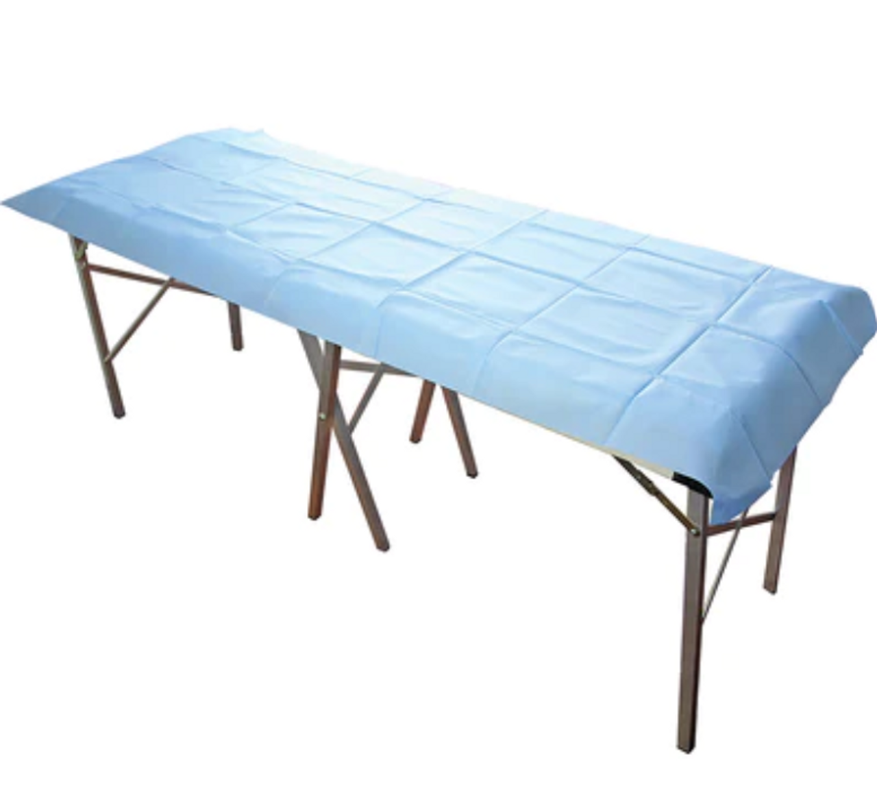 Hospital Bed Flat Sheet - Blue