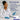 Person in a lab coat with a stethoscope, pointing to a  4 in 1 COVID-19 influenza A & B / RSV  test kit, with text listing kit contents.