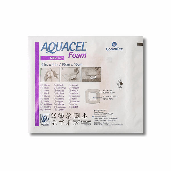 Aquacel Adhesive Foam Dressing 10 X 10cm - BOX/10