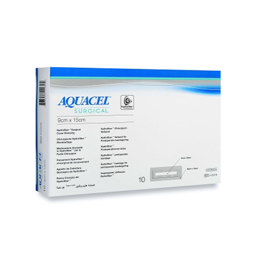 Aquacel Ag Surgical dressings 9cm X 15cm BOX/10