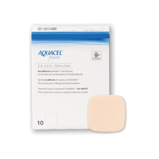 Aquacel Foam Non-Adhesive Dressing 5 X 5cm BOX/10