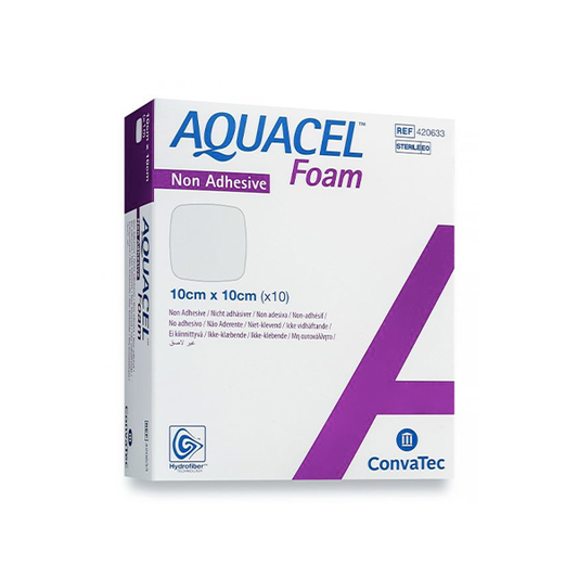 Aquacel Foam Non-Adhesive Dressing 10 X 10cm BOX/10