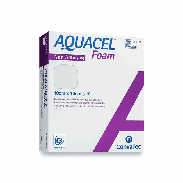 Aquacel Foam Non-Adhesive Dressing 10 X 10cm BOX/10