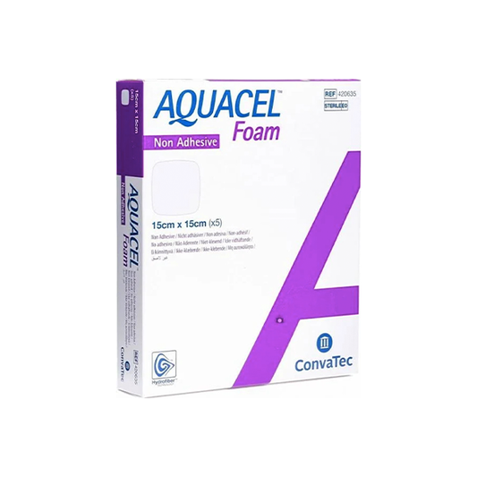 Aquacel Foam Non-Adhesive Dressing 15 X 15cm BOX/5