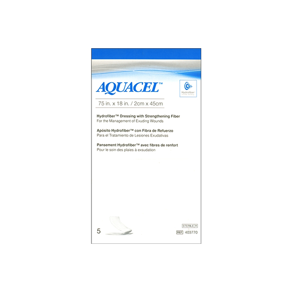 Aquacel Rope 2 X 45cm Hydrofiber Dressing Ribbon BOX/5 – ToBe HealthCare