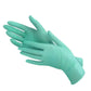 10x Saniflex Disposable Biodegradable Nitrile Medical Exam Gloves Latex Free Powder Free Green