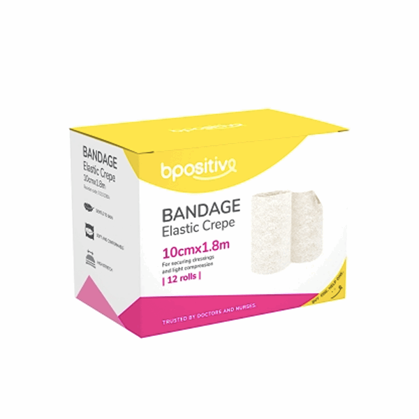 Bpositive Bandage Elastic Crepe - PKT/12