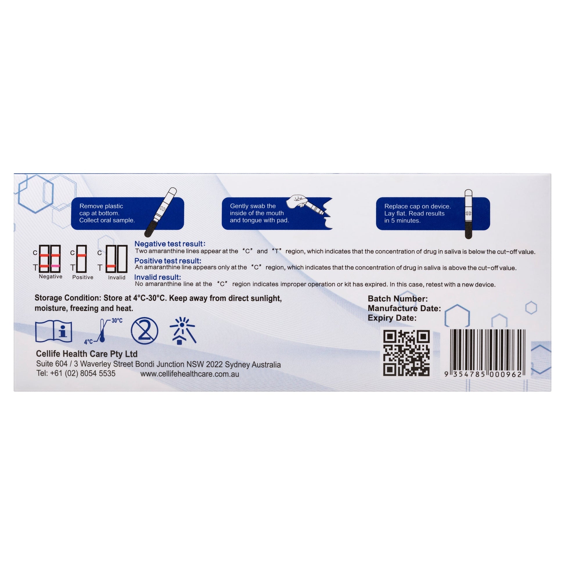 cellife oral fluid Drug Test 