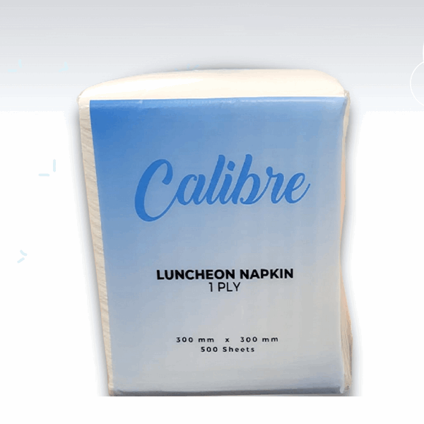 Calibre 1 ply Luncheon Napkins (Q & M Fold)