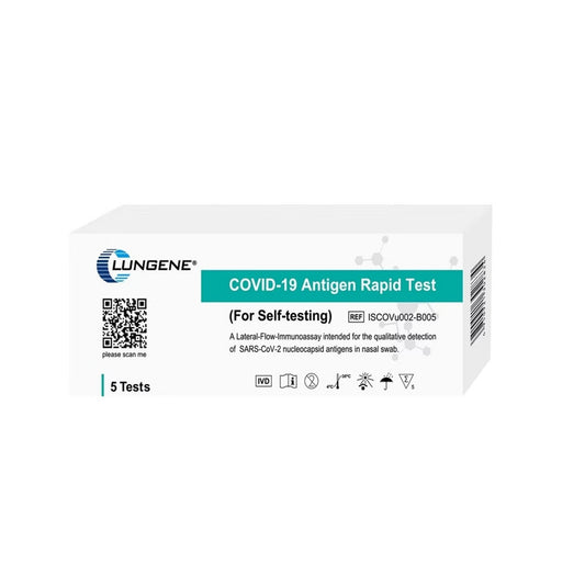 Clungene® COVID-19 Rapid Antigen Self Test Kit - 5 PACK/BOX - 5Tests
