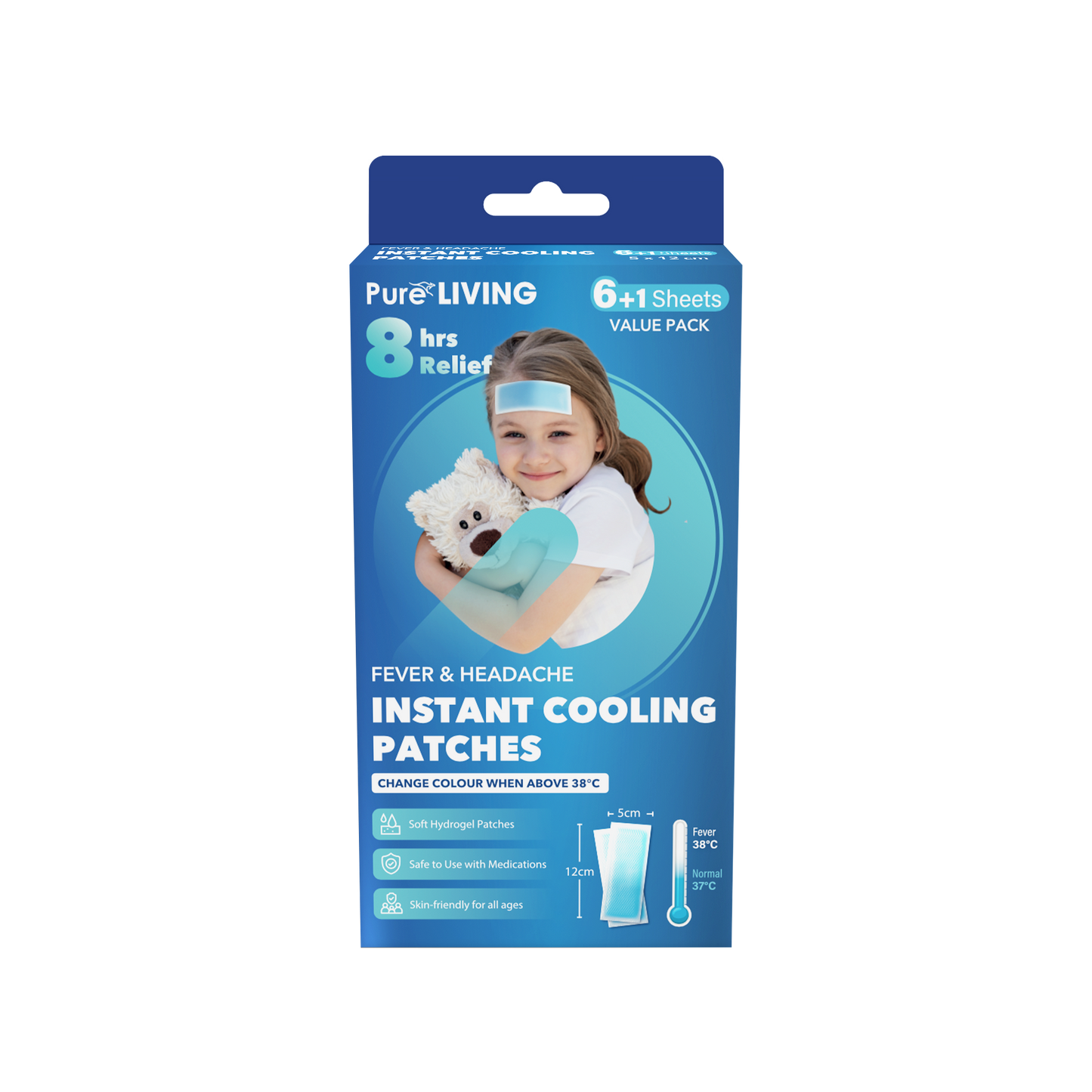 Instant Cooling Patches 6+1 Sheets