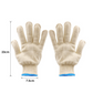 Work Safety Knitted Cotton Gloves, L, Ctn of 600