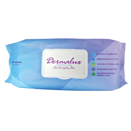Dermalux Cleansing Wipes (50 pcs)