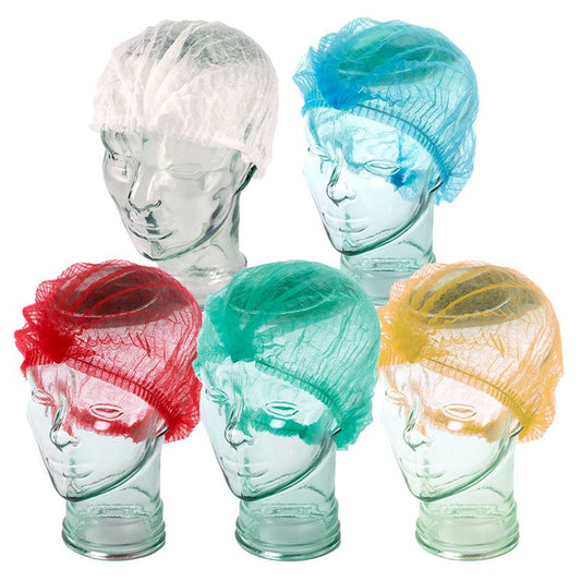 Disposable Hair net - Mob cap- Medical Crimped PP Cap 21 cap 