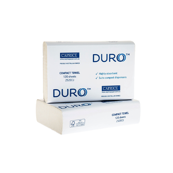 Duro Compact Interleaved Towel 25x20cm 20Packs/Carton