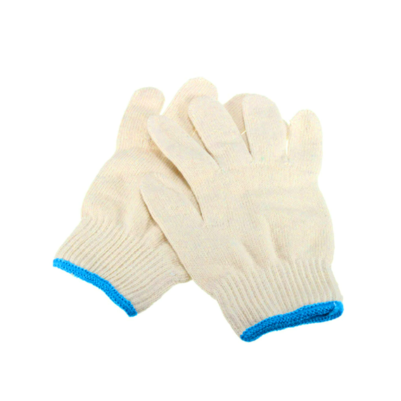 Work Safety Knitted Cotton Gloves, L, Ctn of 600