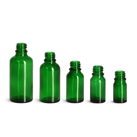 Green Glass Bottles Only (Caps Not Included)