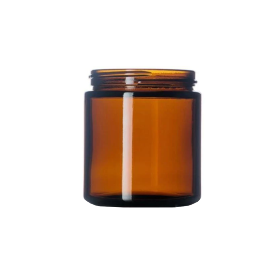 Amber Glass Jar (Cap NOT Included)
