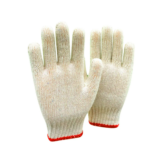 Work Safety Knitted Cotton Gloves, M, Ctn of 600